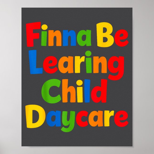 Affiche Centre de garde Finna Be Learing Enfant Apprentiss (Devant)