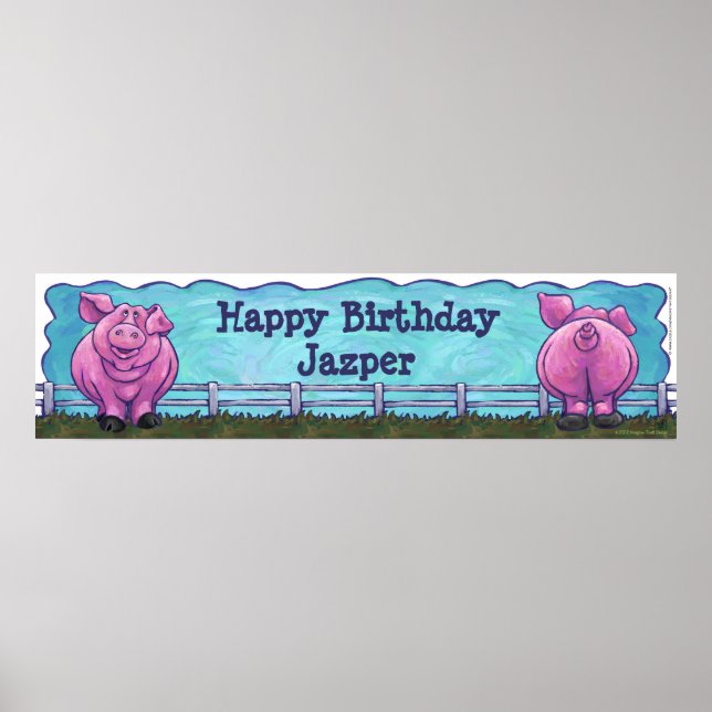 Affiche Centre de la partie de porc (Devant)