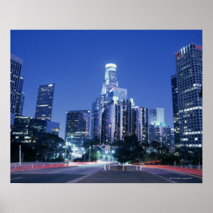 Affiche centre-ville de Los Angeles