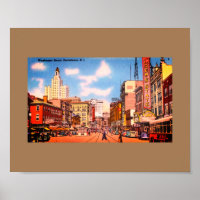 Centre-ville de Providence, RI photo Vintage