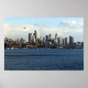 Affiche Centre-ville de Seattle