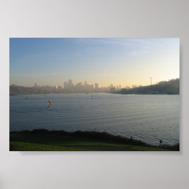 Affiche Centre-ville de Seattle (Devant)