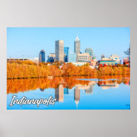 Centre-ville d'Indianapolis, Indiana, États-Unis
