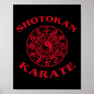 Affiche Cercle du zodiaque de karaté Shotokan