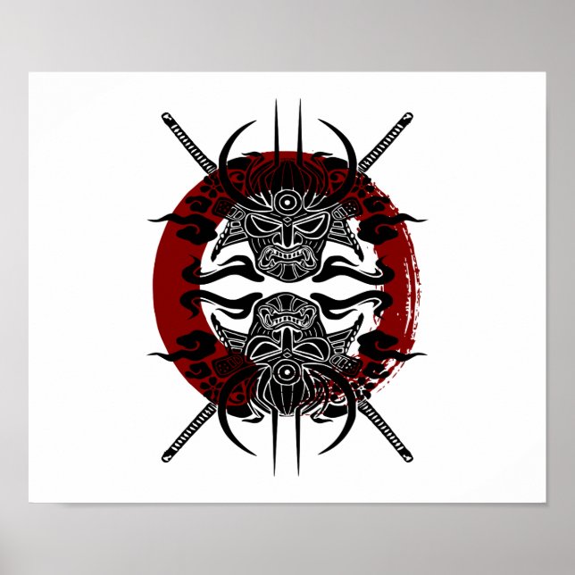 Affiche Cercle Samurai Enso (Devant)