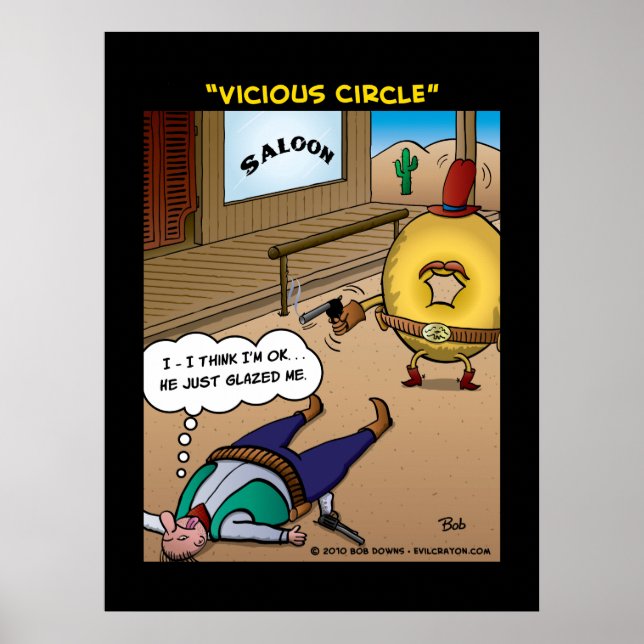 Affiche "Cercle vicieux" (Devant)