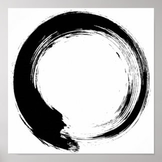 Affiche Cercle Zen Enso