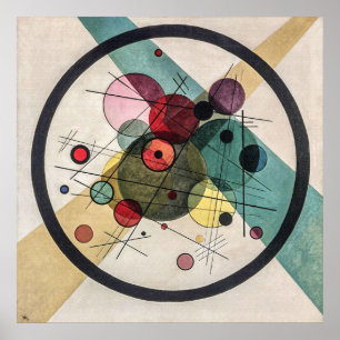 Affiche Cercles dans un Cercle - Wassily Kandinsky Art Mod