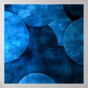 Affiche Cercles de lune bleue