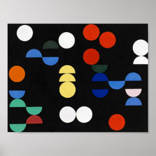 Affiche Cercles et demi-cercles Sophie Taeuber-Arp