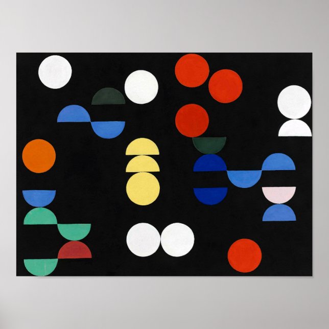 Affiche Cercles et demi-cycles | Sophie Taeuber-Arp | (Devant)