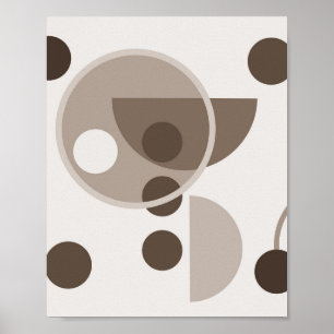 Affiche Cercles géométriques Abstraits