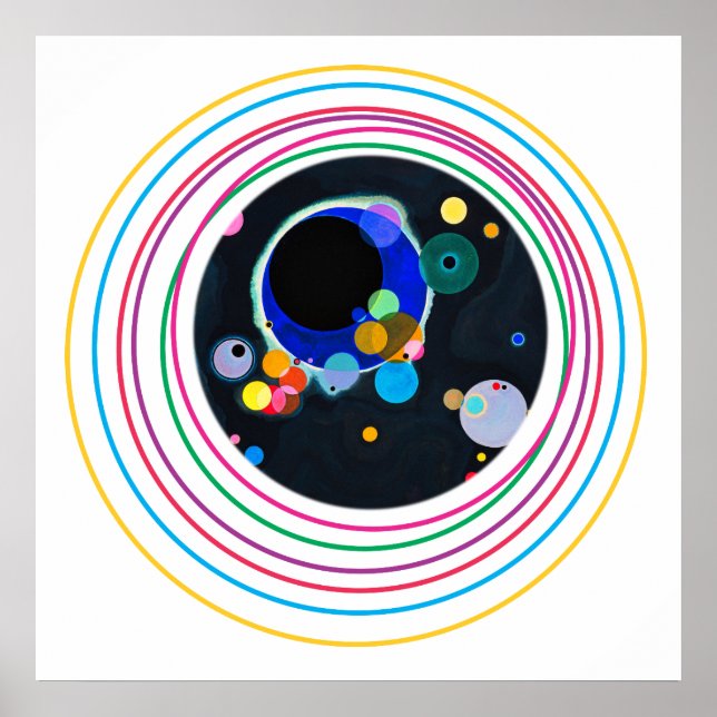 Affiche Cercles Kandinsky (Devant)