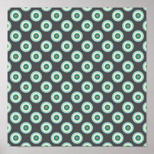 Affiche Cercles mixtes gris par Shirley Taylor