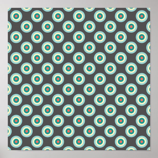 Affiche Cercles mixtes gris par Shirley Taylor (Devant)