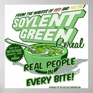 Affiche Céréale verte au soja