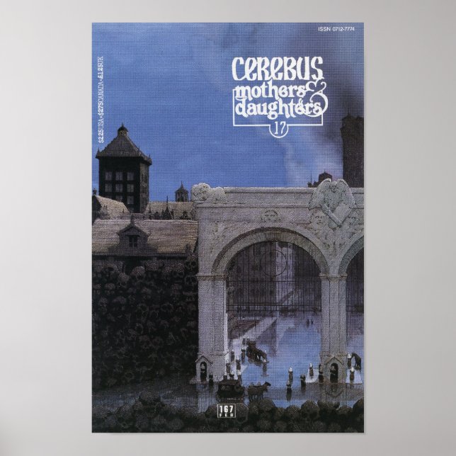 Affiche Cerebus numéro #167 couverture imprimé (Devant)
