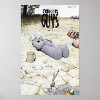 Affiche Cerebus numéro #211 couverture imprimé