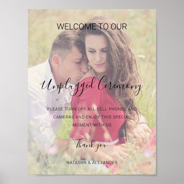 Affiche Cérémonie de débranchement de Natasha Mariage phot (Devant)