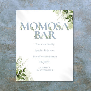 Affiche Cérémonie de Mosa de Maman en Bleu Poussiéreux ave
