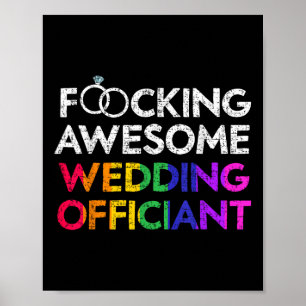 Affiche Cérémonie du Mariage de Tee Lgbt, un incroyable Ma