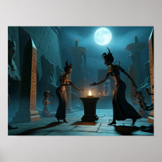 Affiche Cérémonie sur la Lune