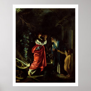 Affiche Ceres et Stellio (l'huile sur le cuivre)