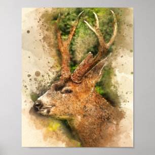Affiche cerf