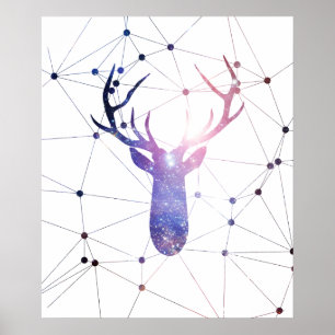 Affiche Cerf interstellaire