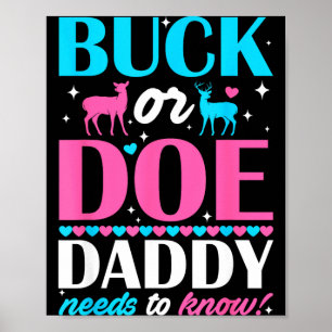 Affiche Cerf ou Biche Papa a Besoin de Savoir Gardien du S