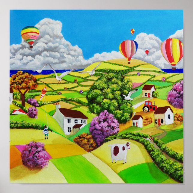 Affiche Cerfs-volants (Devant)