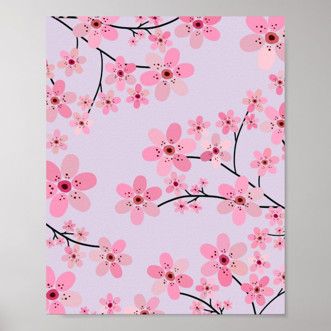 Affiche Cerise Fleur 06 Lavande (Devant)