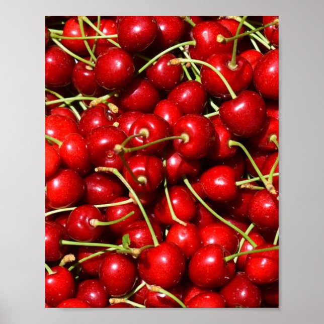 Affiche Cerises rouges (Devant)