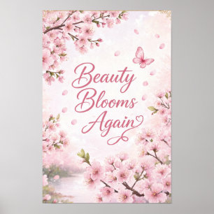 Affiche Cerisier en Fleur : La Beauté Fleurit à Nouveau