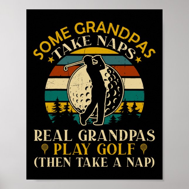Affiche Certains grands-pères font la sieste Les vrais gra (Devant)