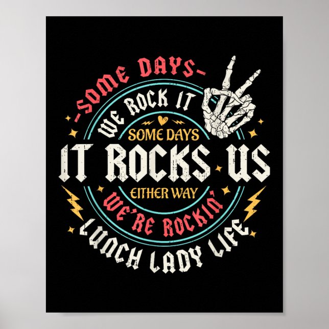 Affiche Certains Jours Nous Le Rock Déjeuner Lady Life Ret (Devant)