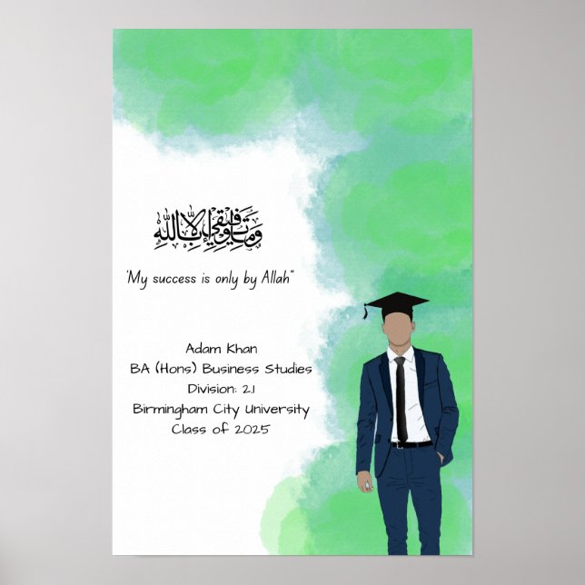 Affiche Certificat de diplôme (Devant)