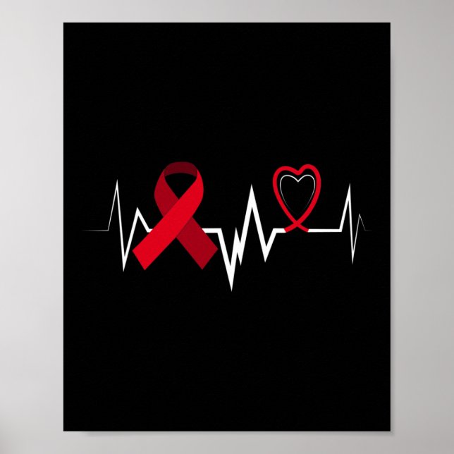 Affiche Cerveau Aneurysme Ruban Cerveau Aneurie Sensibilis (Devant)