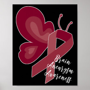 Affiche Cerveau Aneurysme Survivant Sensibilisation Burgun