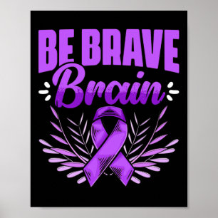 Affiche Cerveau Brave - Epilepsie Survivante Sensibilisati