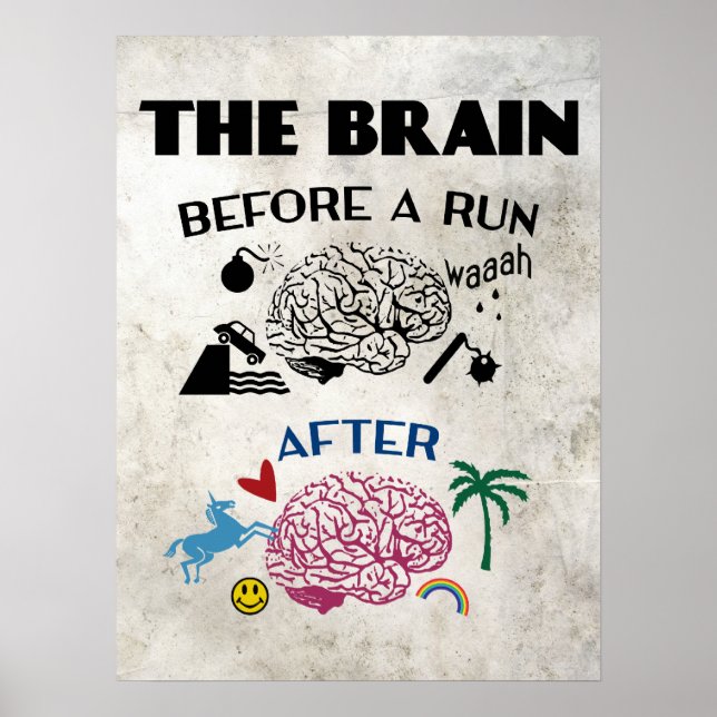 Affiche Cerveau des coureurs (Devant)