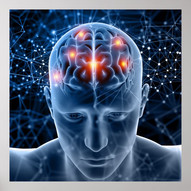 Affiche Cerveau humain (Devant)