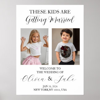 Affiche Ces enfants se marient Signe