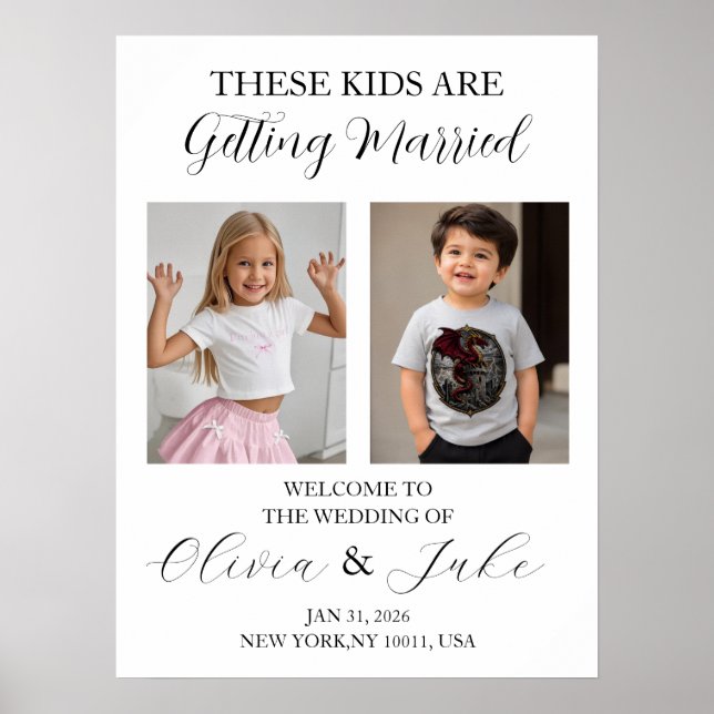 Affiche Ces enfants se marient Signe (Devant)