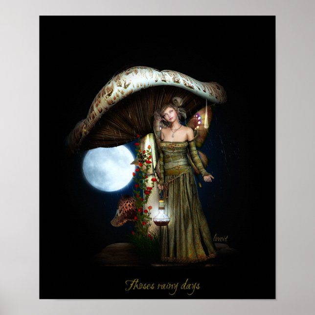 Affiche Ces jours pluvieux (Devant)