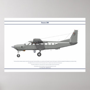 Affiche Cessna 208 UAE