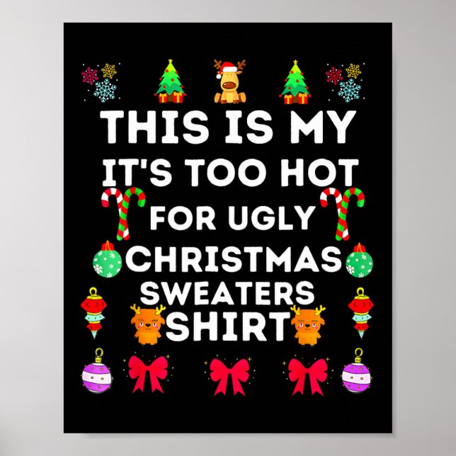 Affiche C'est à moi C'est trop chaud pour les pulls de Noë (Devant)