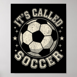 Affiche Cest Appelé Football Pas Soccer Drôle De Détresse