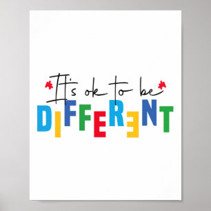 Affiche C'est bien d'être une Sensibilisation sur l'autism