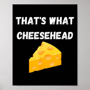 Affiche C'Est Ce Cheesehead - Funny Green Bay Football